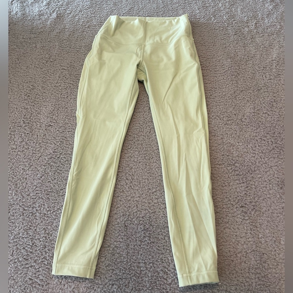 Lululemon Wunder Under High-Rise Tight 25" Luxtreme Creamy Mint Size 6